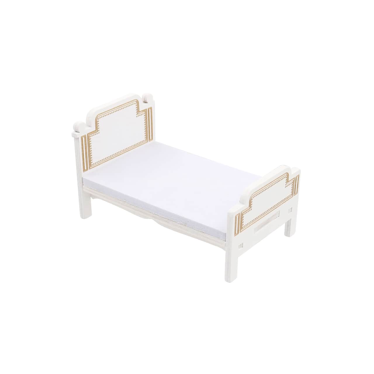 Miniature White Bed by Make Market&#xAE;